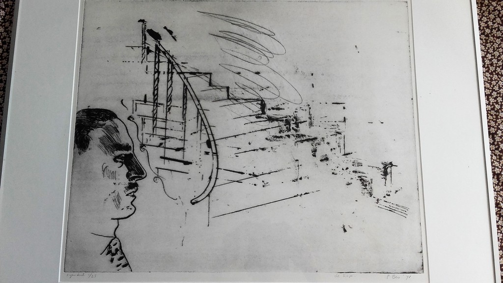 Peter Bes, De Trap - Gesigneerde ets 1978 kopen? Bied vanaf 75!