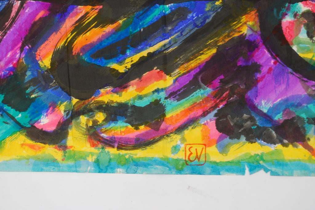 Ernst Vijlbrief (1934-2010) aquarel op rijstpapier kopen? Bied vanaf 75!