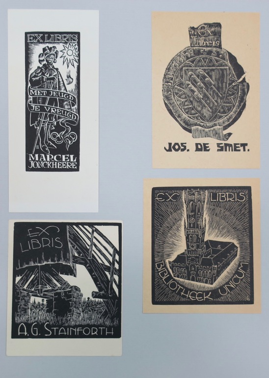 Lot met 14 items (Ex-libris), van o.a. Gerard Schelpe kopen? Bied vanaf 1!