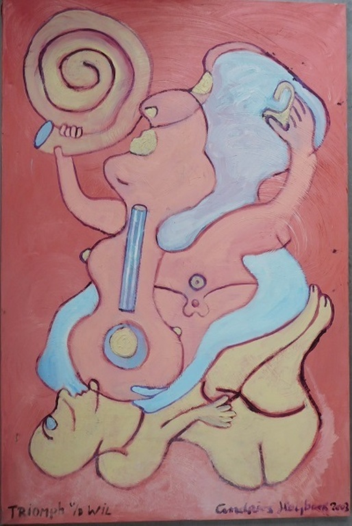 Andries Heyboer, Olieverf op doek, 150 x 100 cm,  kopen? Bied vanaf 100!