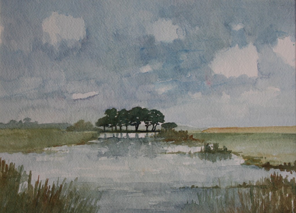 Jaap van Veen, aquarel, zonder titel kopen? Bied vanaf 20!