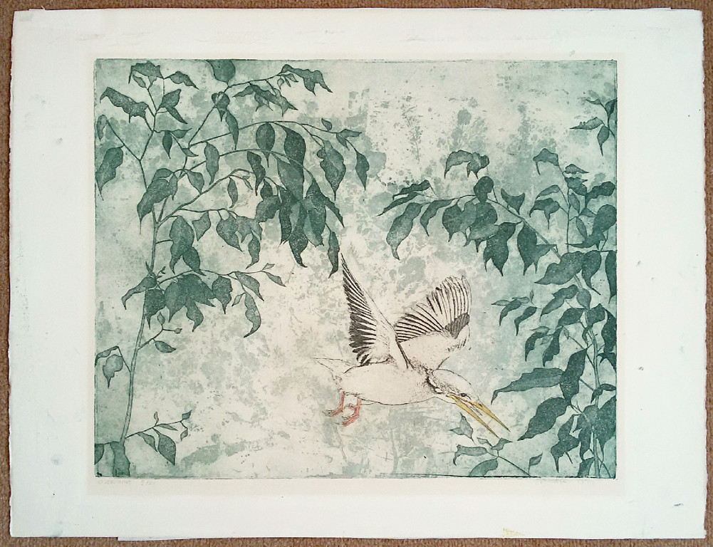 Frank Porcelijn - Overtocht, aquatint ets kopen? Bied vanaf 40!