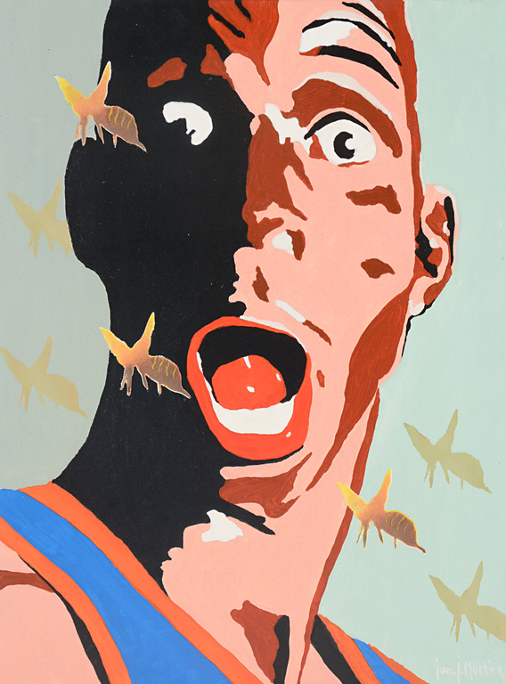 JJ Mottier : verf op doek : pop art Eddy Murphy kopen? Bied vanaf 45!