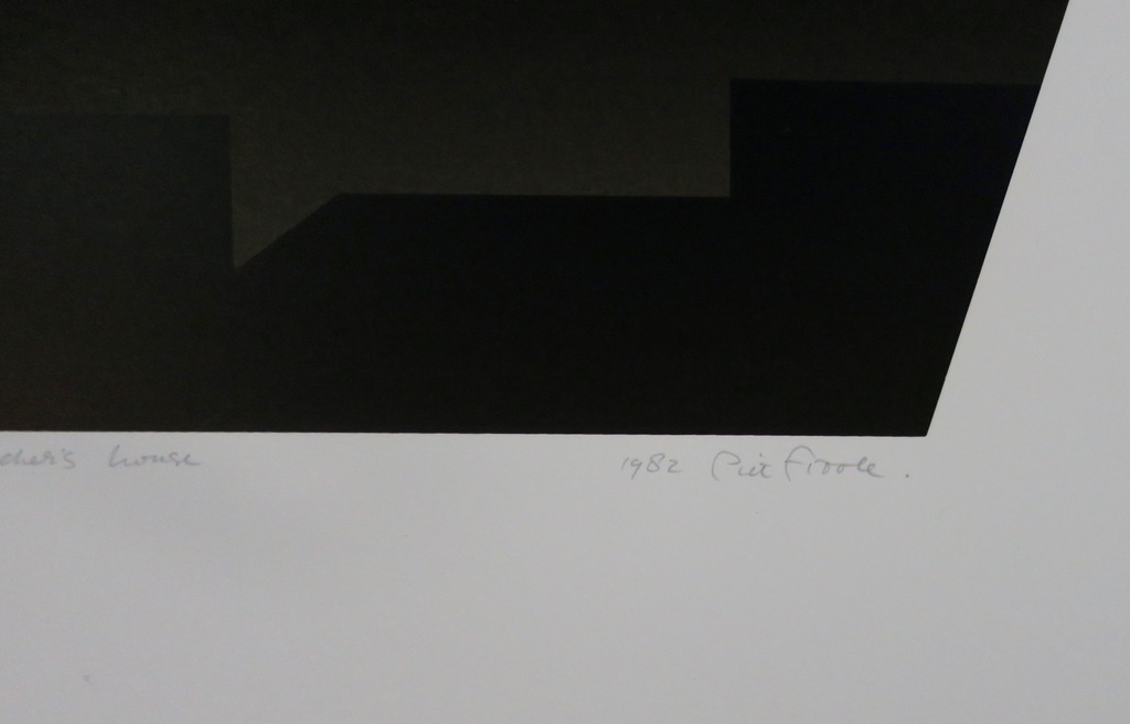 Piet Fioole: Zeefdruk, The teacher's house kopen? Bied vanaf 35!