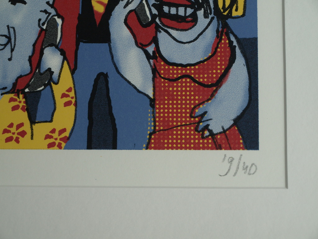 Ed Koenders : Giclée , We bellen – gesigneerd & ingelijst – 2007 kopen? Bied vanaf 1!