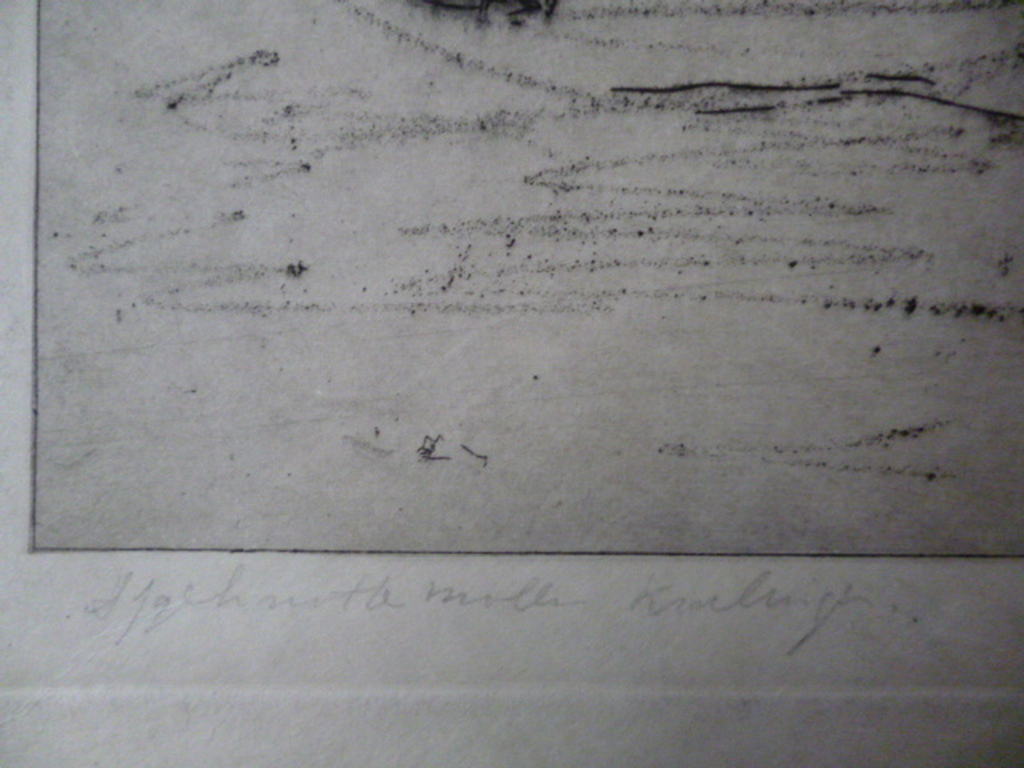 H.L. de Hoog - ets - Afgeknotte molen Kralingen kopen? Bied vanaf 35!