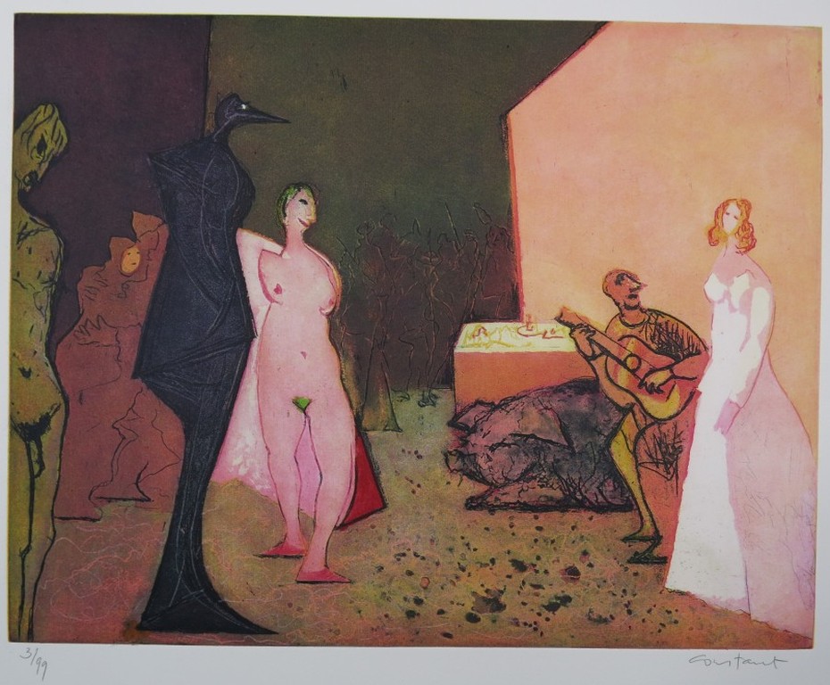 Constant: Ets en Aquatint, De bekering van Venus kopen? Bied vanaf 1500!