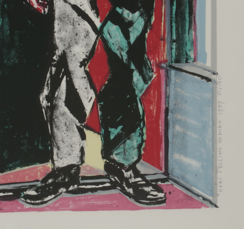 Hans Ebeling Koning: Zeefdruk, Concurrenten - Ingelijst kopen? Bied vanaf 35!