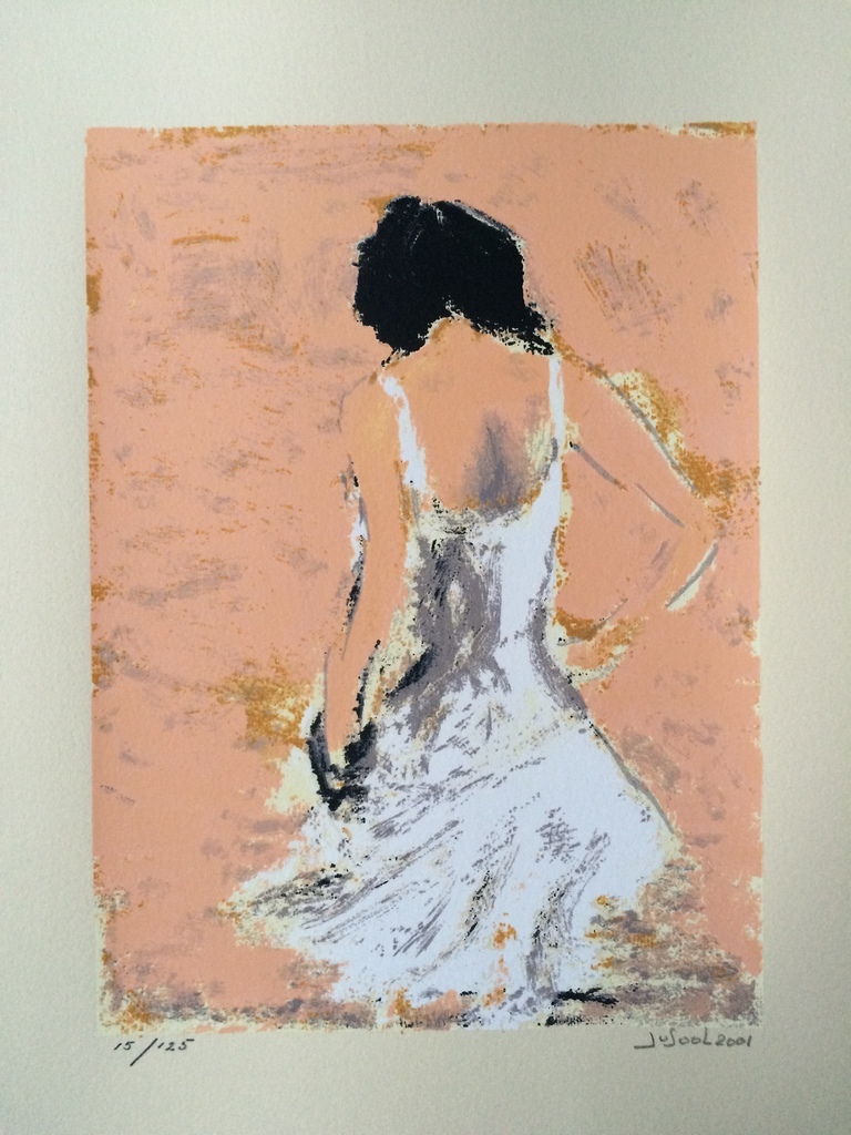 José van Gool: Dame in het wit kopen? Bied vanaf 25!