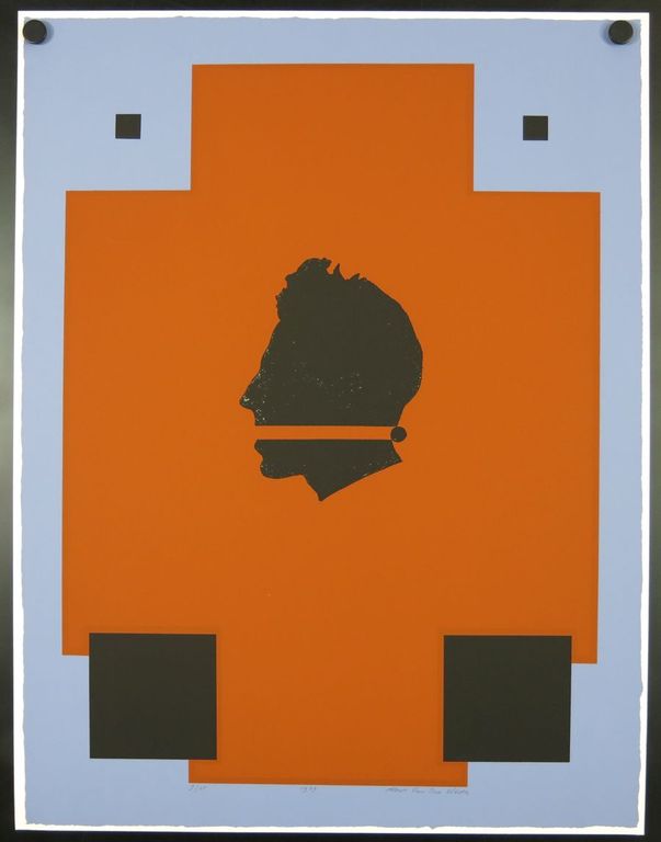 Albert van der Weide: Zeefdruk, Gezicht I kopen? Bied vanaf 1!