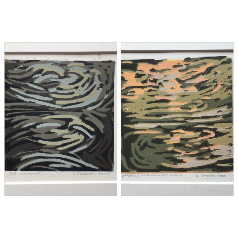 Twee kleine werken Saraber voor een bodemprijs, nu met PRIJSVERLAGING kopen? Bied vanaf 35!