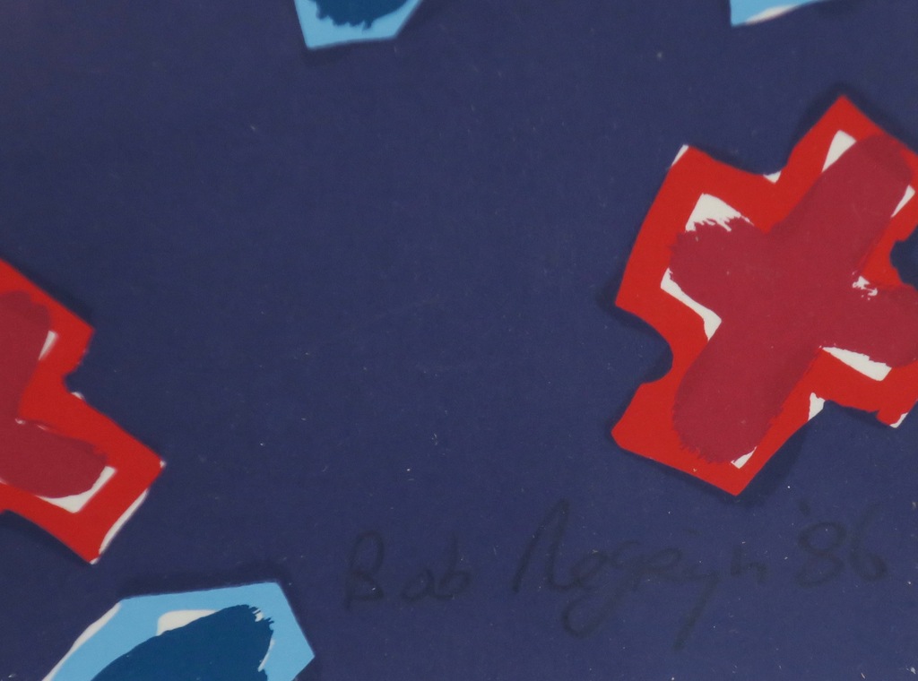 Bob Negryn: Zeefdruk, Stilleven -Ingelijst  kopen? Bied vanaf 40!