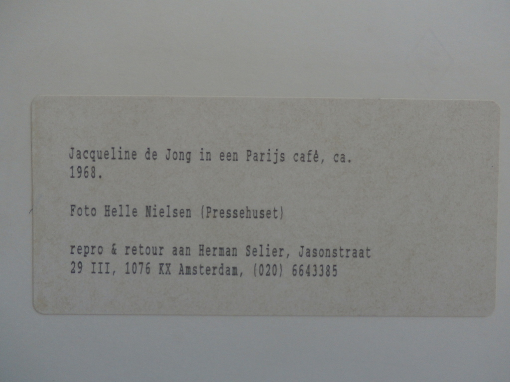 Jacqueline de Jong - Foto van Helle Nielsen kopen? Bied vanaf 35!