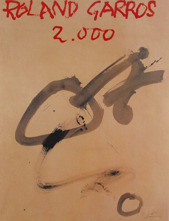 Antoni Tapies - Roland Garros 2000 - Subasta Real · Subastas de Arte Online