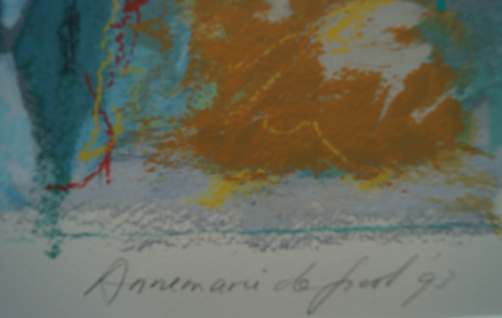 Annemarie de Groot - gesigneerde zeefdruk - circus kopen? Bied vanaf 35!