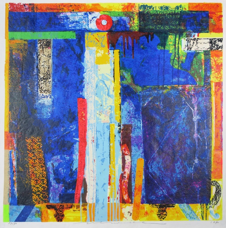 Jos Verwiel: Zeefdruk, Blue Tombe kopen? Bied vanaf 1!