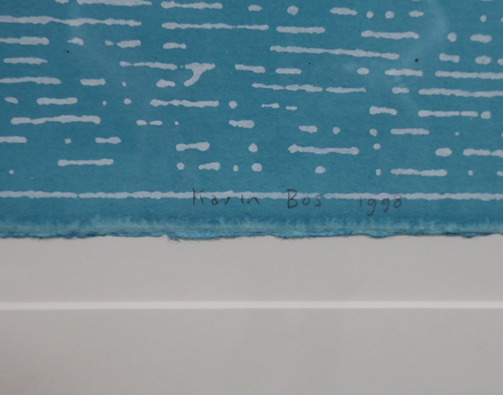 Karin Bos: Litho, Searching for Atlantis I - Ingelijst (groot) kopen? Bied vanaf 1!