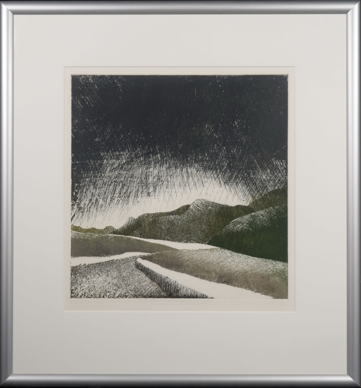 Rob Heijman: Ets, Andorra II - Ingelijst kopen? Bied vanaf 1!