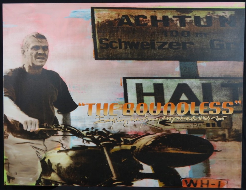 Jorg Doring: Gemengde techniek op doek, The Boundless (Zeer groot!) kopen? Bied vanaf 150!