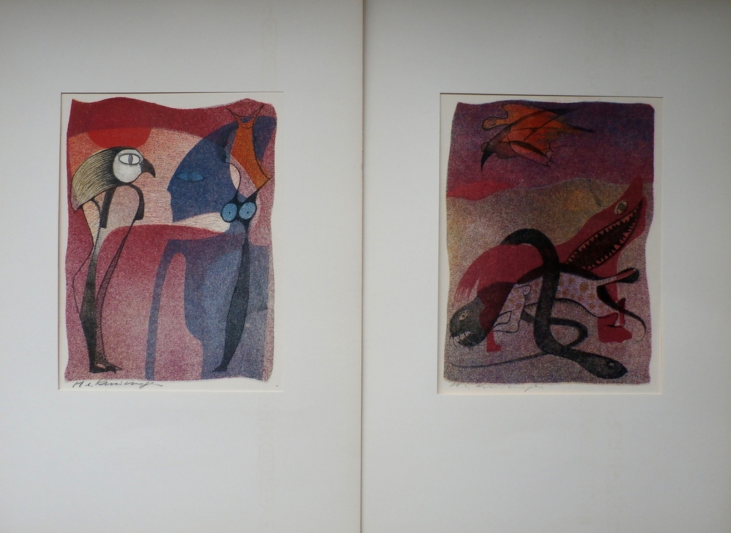 Harry van Kruiningen - complete uitgave: : - "Akhnaton" - 1954 - incl. 8 litho's kopen? Bied vanaf 325!