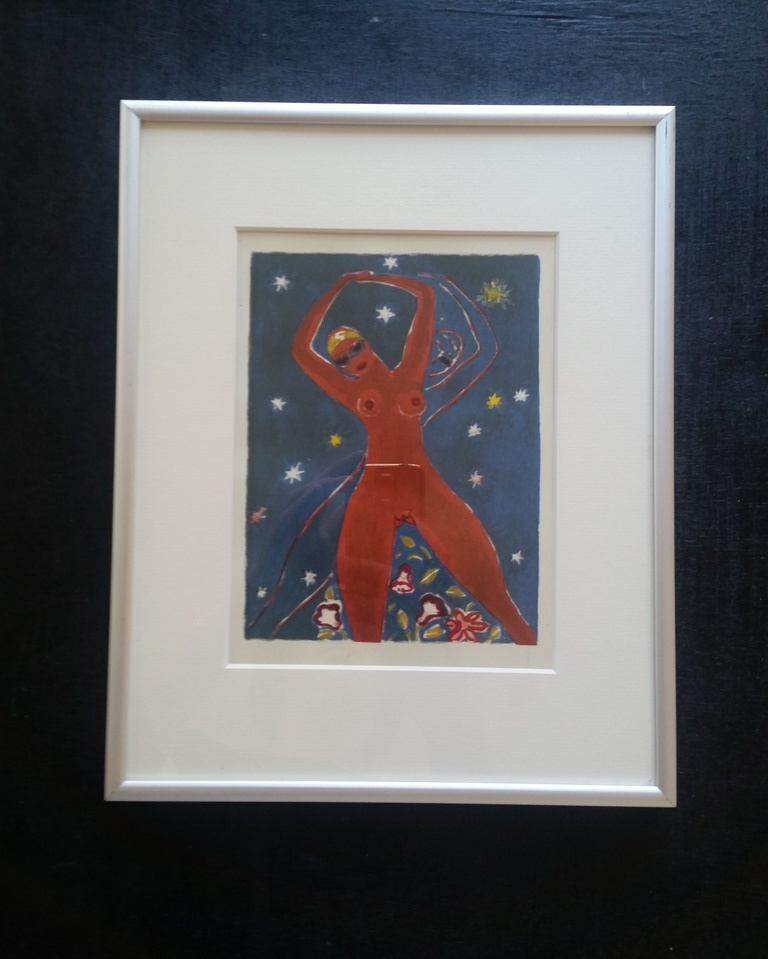 Kees van Dongen, Originele houtgravure uit 1955-" La Nuit " kopen? Bied vanaf 75!