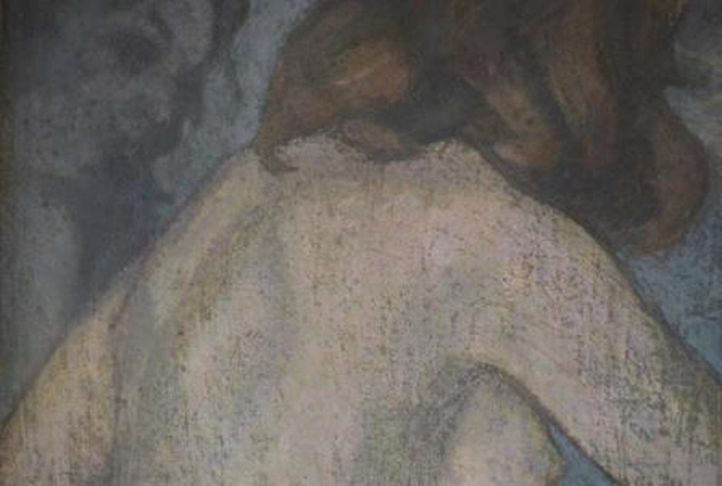 C D Ven ( Oldenzaal 1898-1981 Amsterdam ) blik in spiegel, pastel  kopen? Bied vanaf 180!