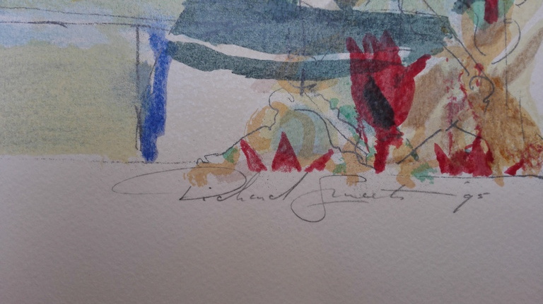 Richard Smeets, zeefdruk op papier kopen? Bied vanaf 20!