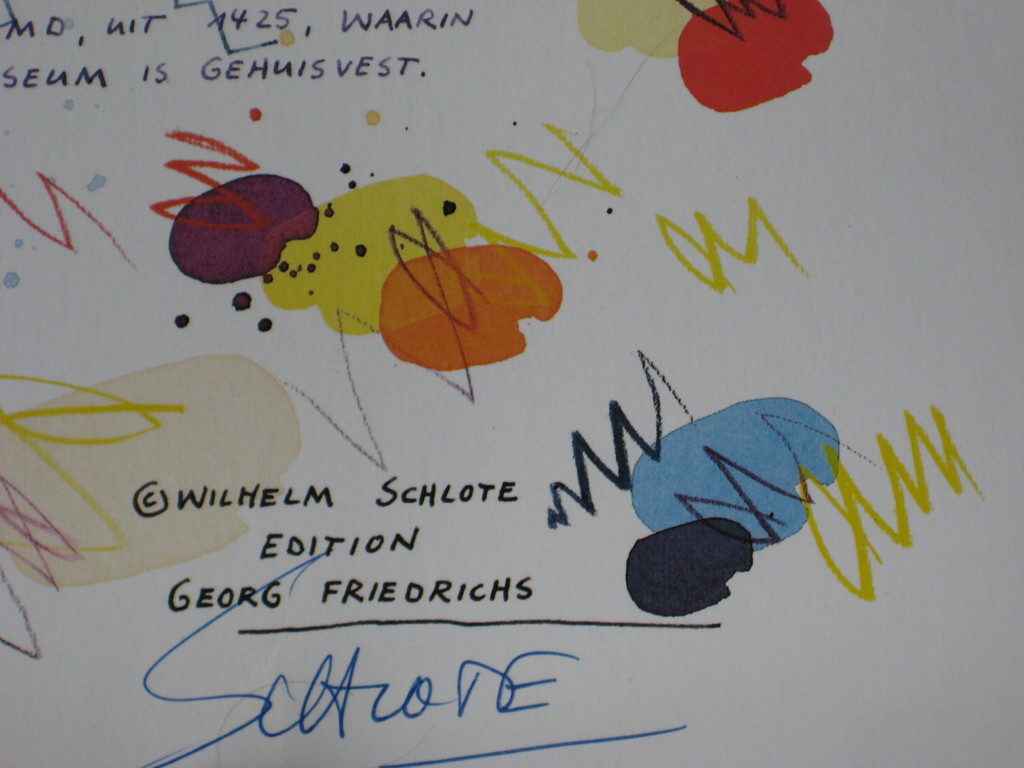  Wilhelm Schlote , kleurenlitho , Nijmegen kopen? Bied vanaf 1!