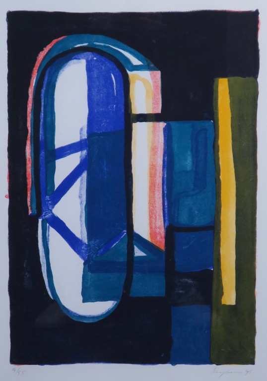 Theo Kuijpers: Zeefdruk, zonder titel -Ingelijst kopen? Bied vanaf 40!