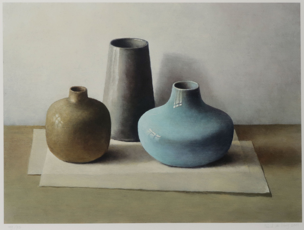 Fred de Heij: Giclee, Stilleven I - Ingelijst kopen? Bied vanaf 40!