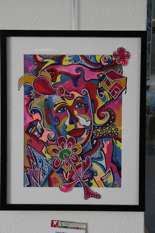 Zippora Meijer - Origineel Acryl en Posca schilderij - Hand gesigneerd  verkocht voor € 65!