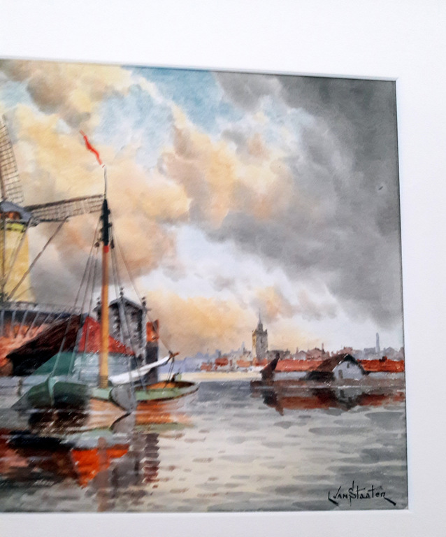 Hermanus jr. Koekkoek (L. Van Staaten). 1836-1909, aquarel, gezicht op Haarlem kopen? Bied vanaf 395!