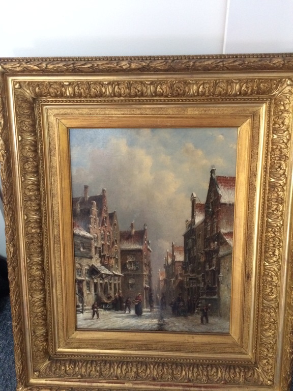 winter stadsgezicht kopen? Bied vanaf 17000!