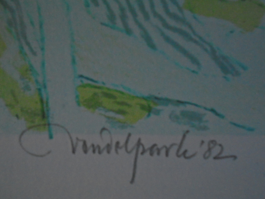 Theo Kurperskoek - kleurenlitho - Vondelpark (Amsterdam) kopen? Bied vanaf 50!