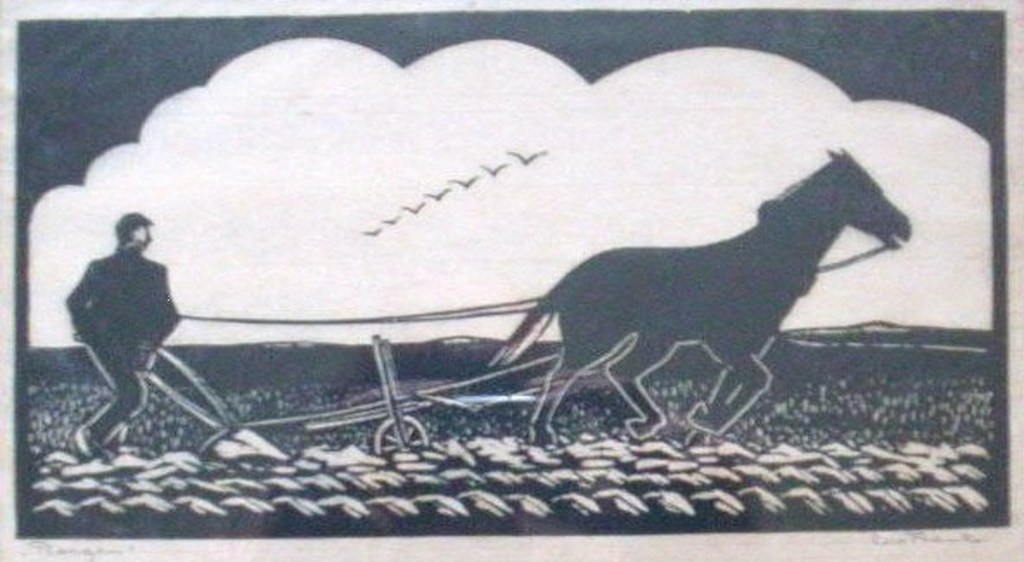 Leo Frank.Houtsnede kopen? Bied vanaf 40!