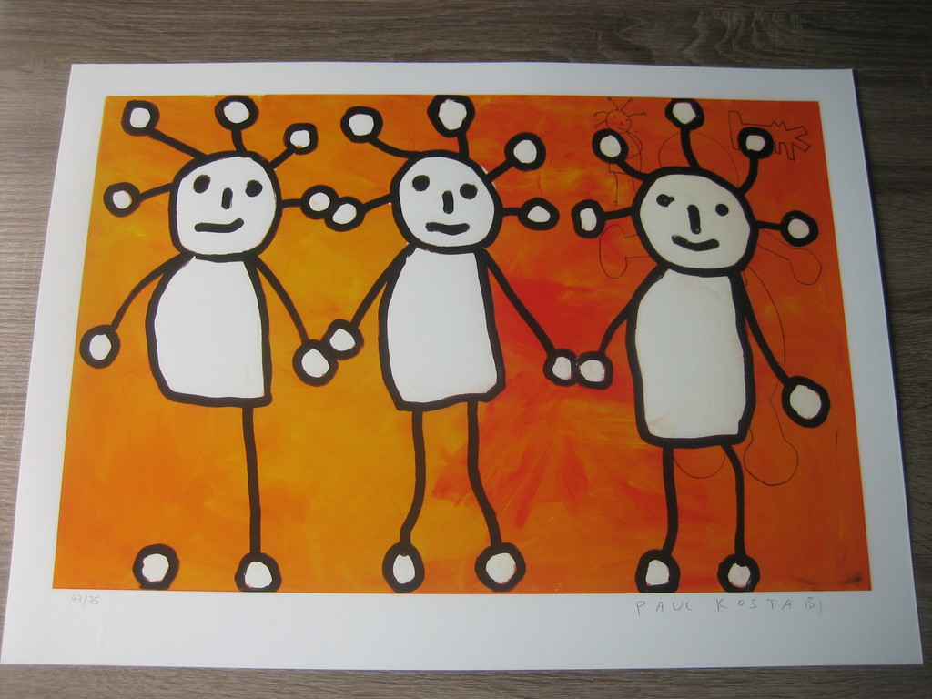 Paul Kostabi - Icon theory - Giclee - Handgesigneerd - Oplage: 75 - 2014 kopen? Bied vanaf 35!