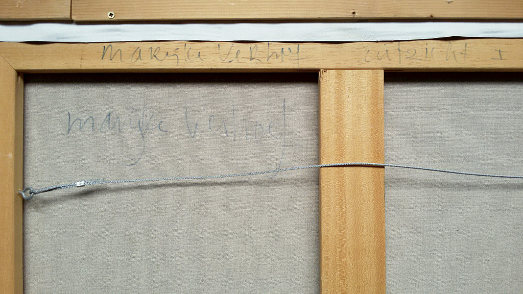 Marijke Verhoef - Uitzicht, olieverf op doek (ingelijst) kopen? Bied vanaf 125!