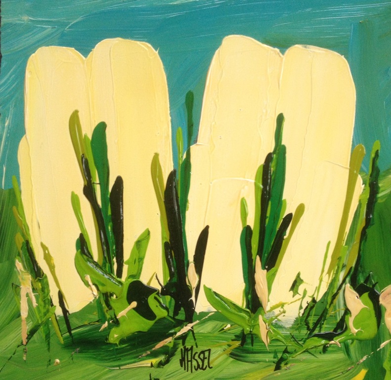 Ad van Hassel - Origineel ingelijst Tulpen schilderij (3) kopen? Bied vanaf 1!