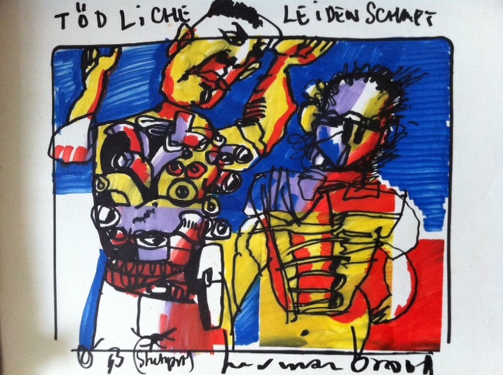 Herman Brood originele tekening verkocht voor € 500!