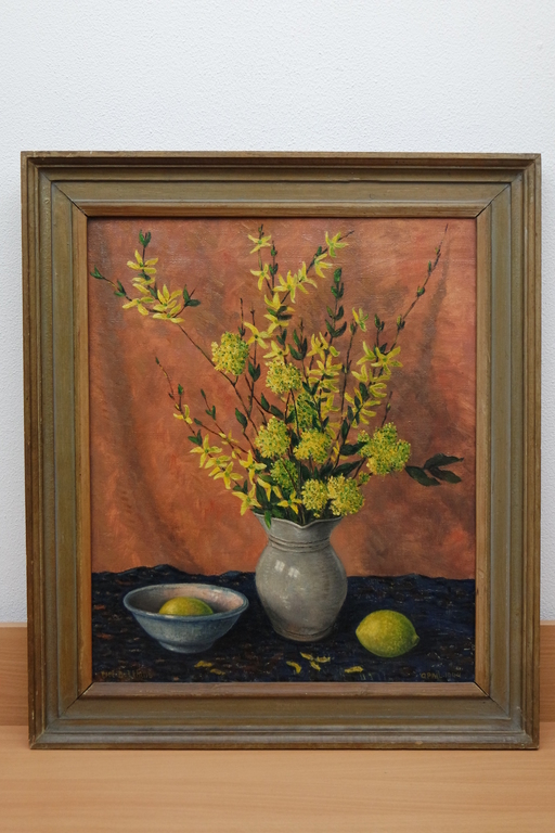 Piet Bulthuis (1898-1988) - olieverf op doek - stilleven met bloemen in een vaas kopen? Bied vanaf 150!