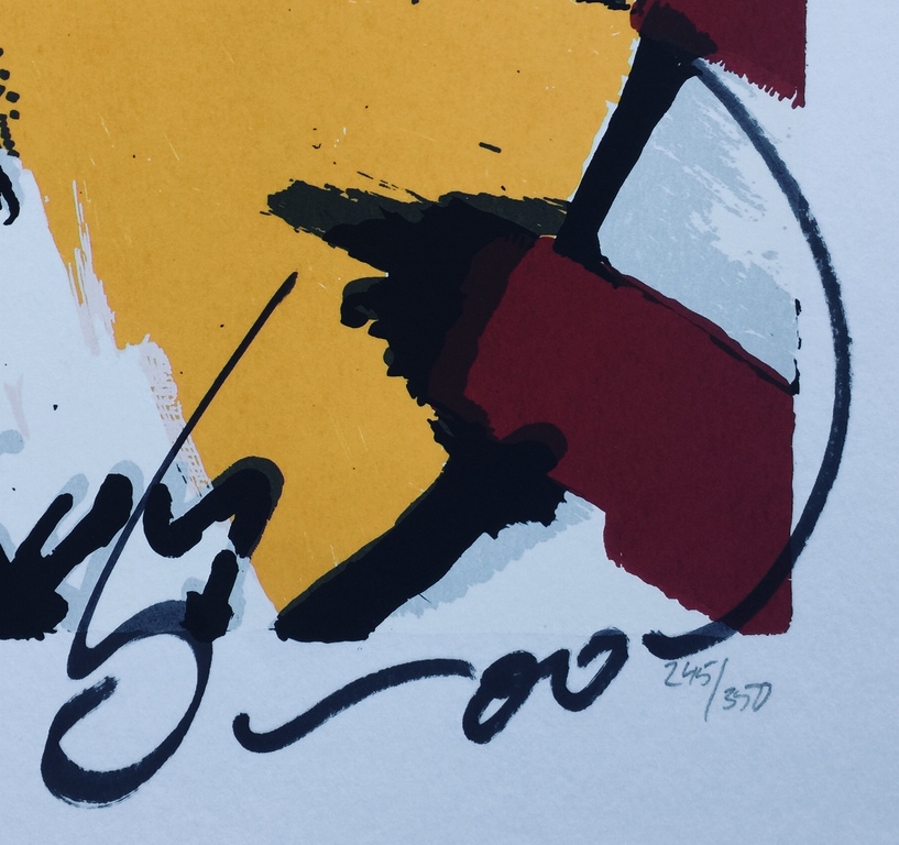 Herman Brood - Moeder en kind - Originele hand gesigneerde zeefdruk kopen? Bied vanaf 1!