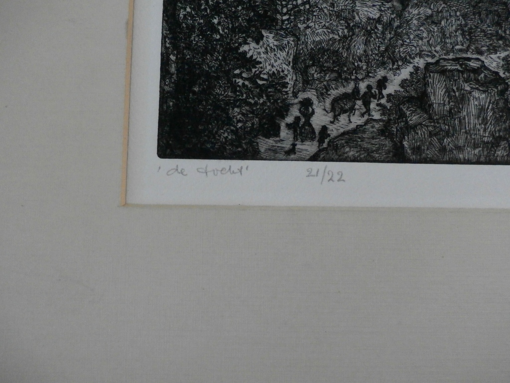 Ank Spronk - ets: De tocht - 1975 kopen? Bied vanaf 49!