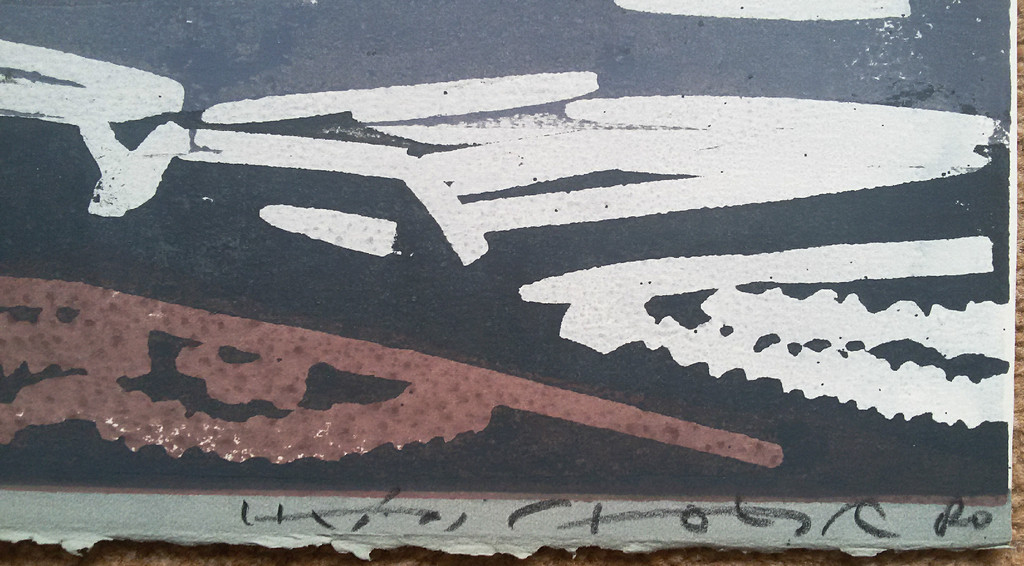 Hein Stork - Landschap, linosnede kopen? Bied vanaf 70!