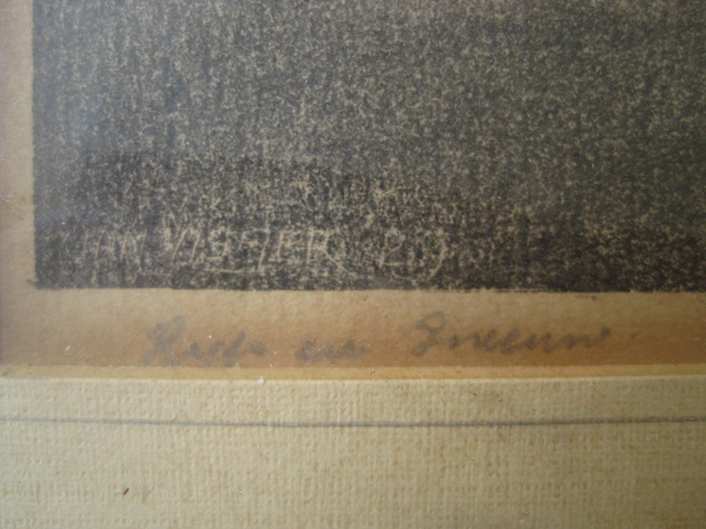 Originele Jan Visser 1920 Ets "Winter aan het Singel te Haarlem" gesigneerd  kopen? Bied vanaf 1!