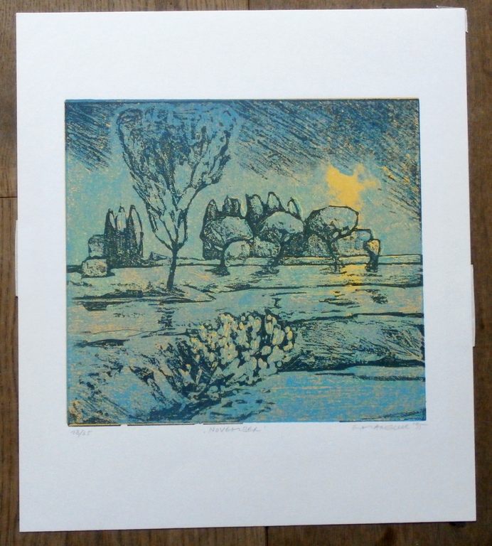 Elmar Gille - ets: november - 1995 kopen? Bied vanaf 69!