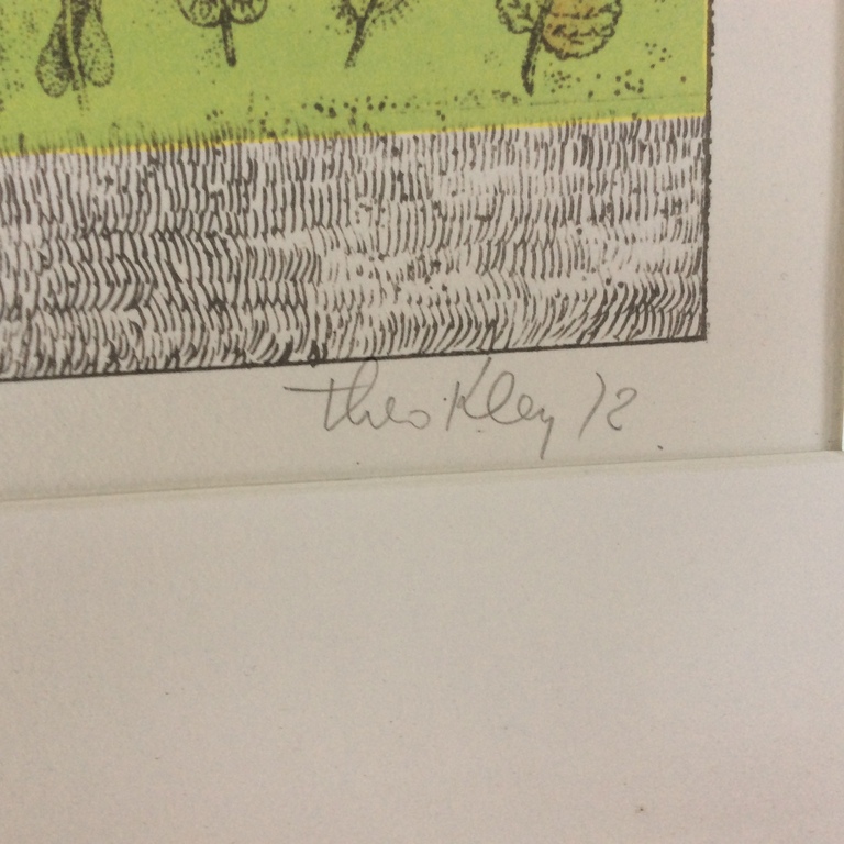 Theo Kley - gesigneerde zeefdruk - oplage 190 exemplaren - 1972 kopen? Bied vanaf 50!