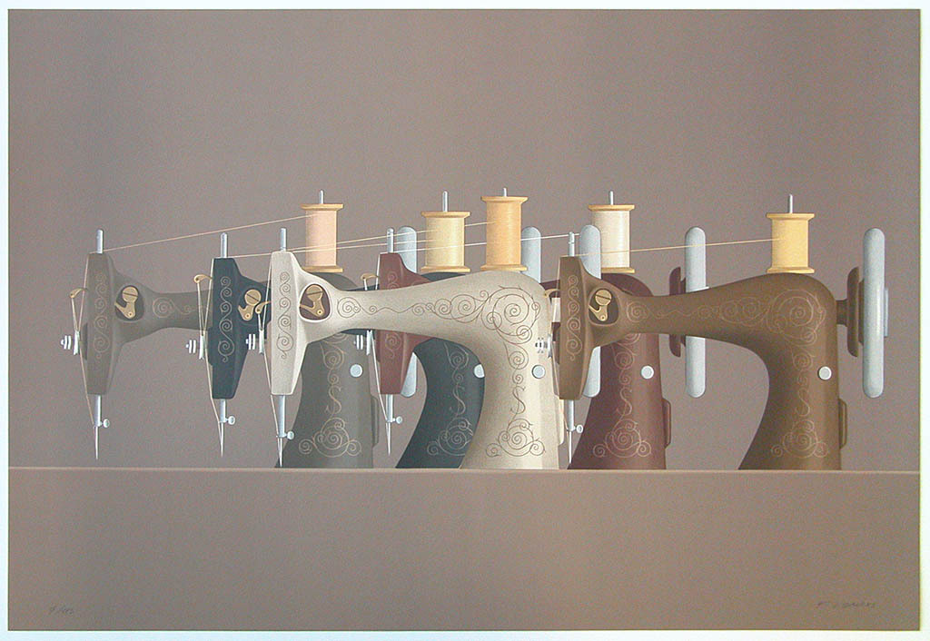 FRÉDÉRIC VIDALENS, ‘Masche à coudre’, originele kleurenlitho, handgesigneerd kopen? Bied vanaf 45!