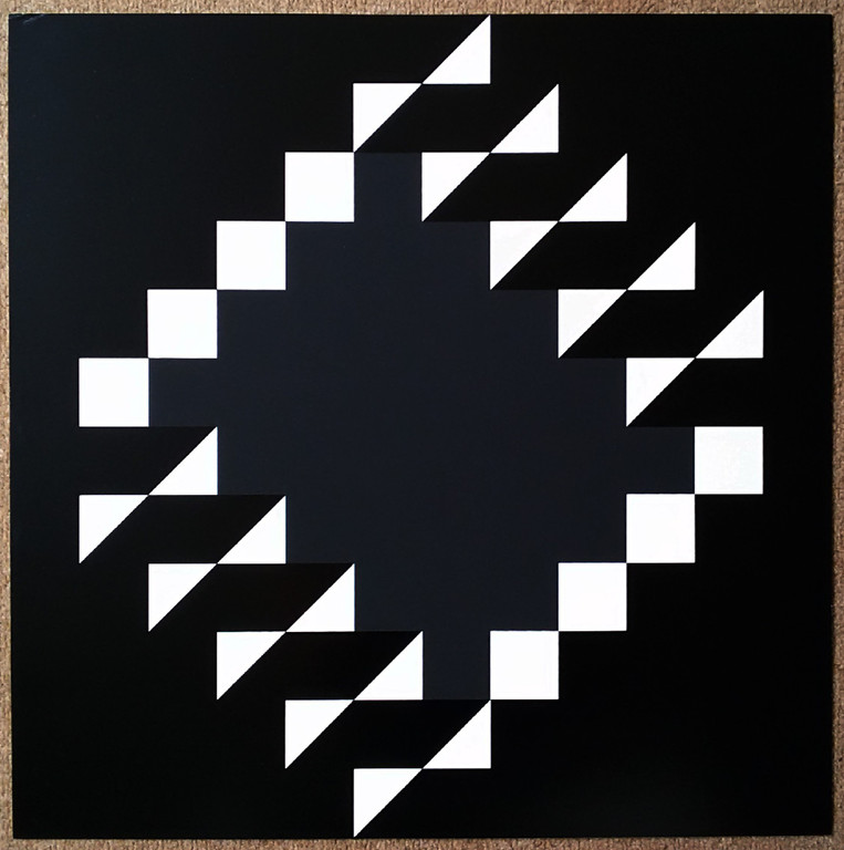 Imre Kocsis - Geometrisch abstract, zeefdruk kopen? Bied vanaf 75!