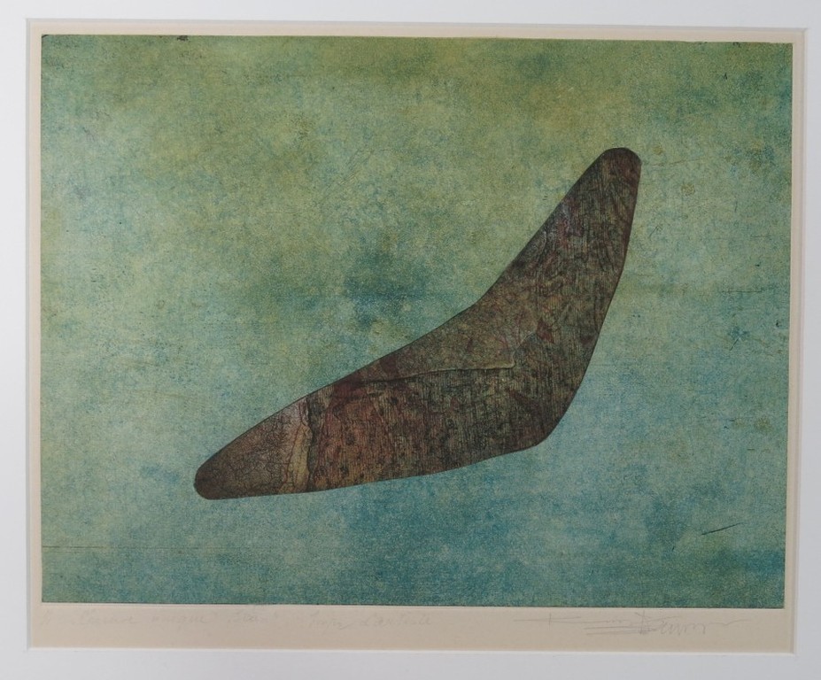 Koos van der Sluys: Collage, Aquatint, Steen  kopen? Bied vanaf 1!