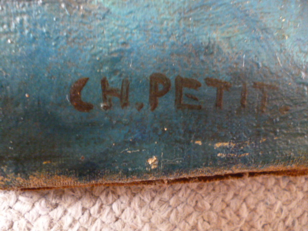 Charles Petit - olieverf - Landschap kopen? Bied vanaf 50!